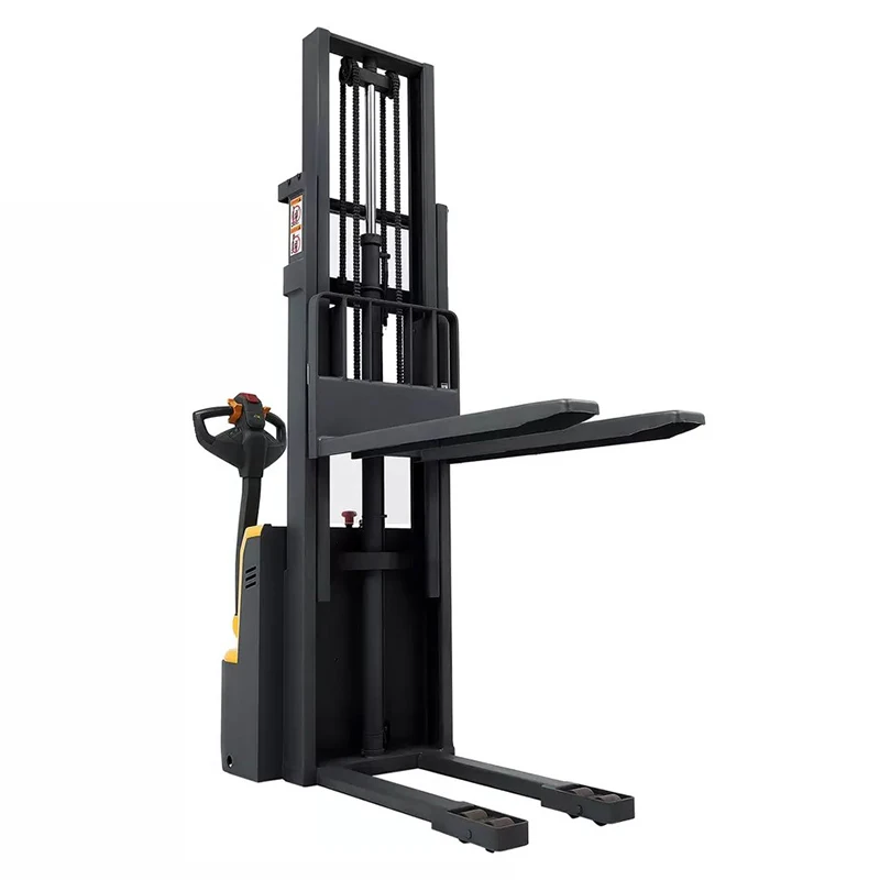 Xilin walking drive electric forklift 1.2 1.5 ton montacargas small forklift portable full electric stacker