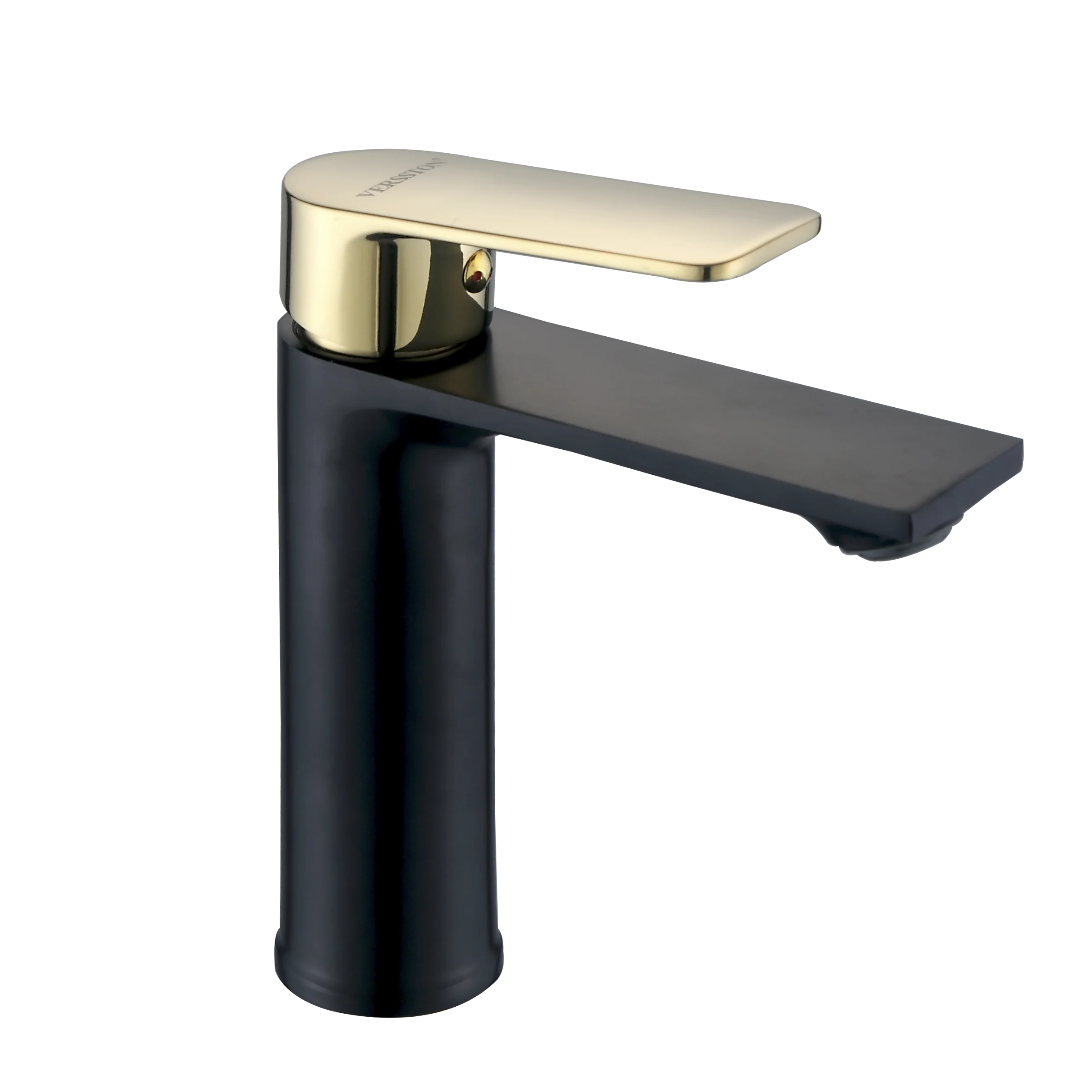 Chrome Finish Single Handle Bathroom Wash Brass Basin Faucet