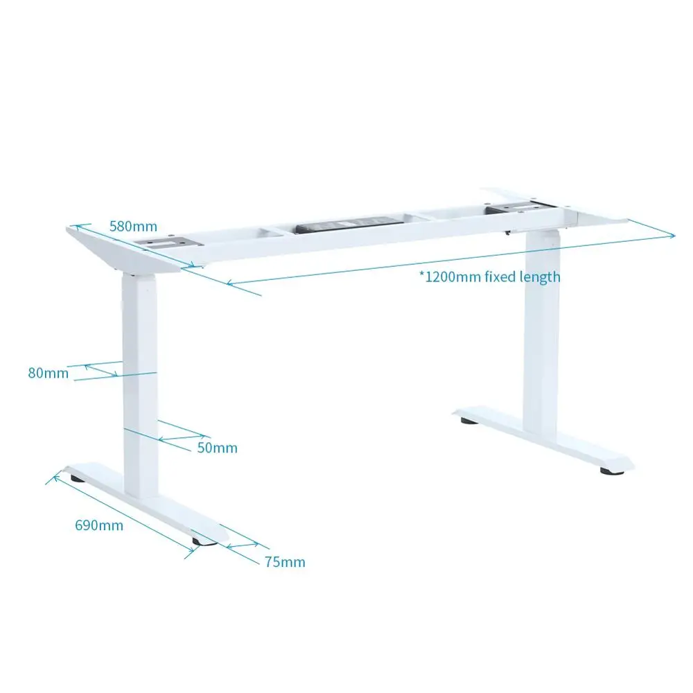 3-ступенчатый Обратный двойной motorr электрическая регулируемая Standup стол для офисный