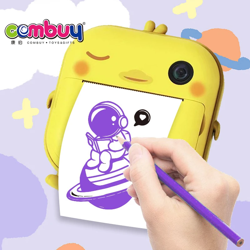 Cartoon digital HD dual camera toys mini printable children camera print photo