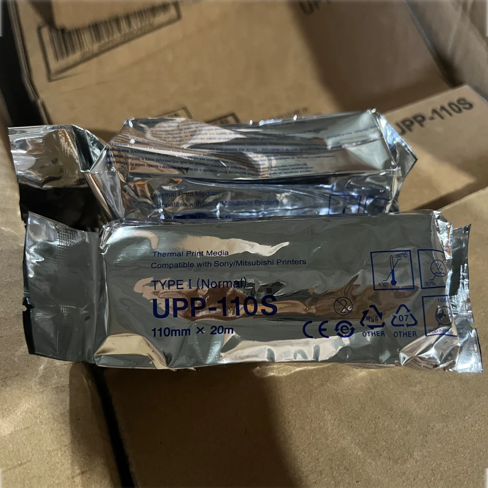 High Gloss Video Printer Paper cheap ultrasound paperultrasound thermal paper roll 110s for Sony Video Printer