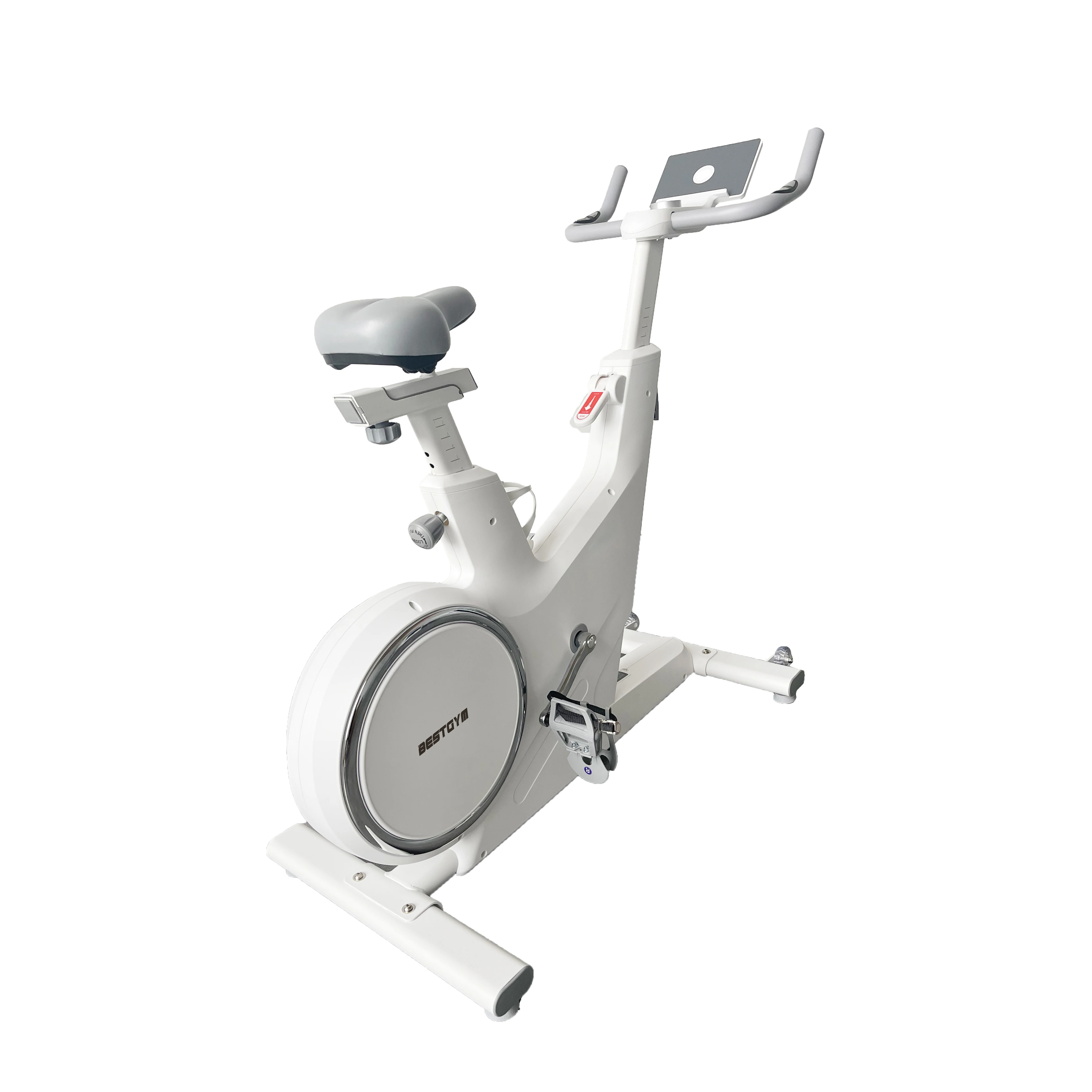 New Cardio Electricity Round Turning Display Shuttle Meter Rear Flywheel Magnetic Adjustable Resistance Exercise Spinning