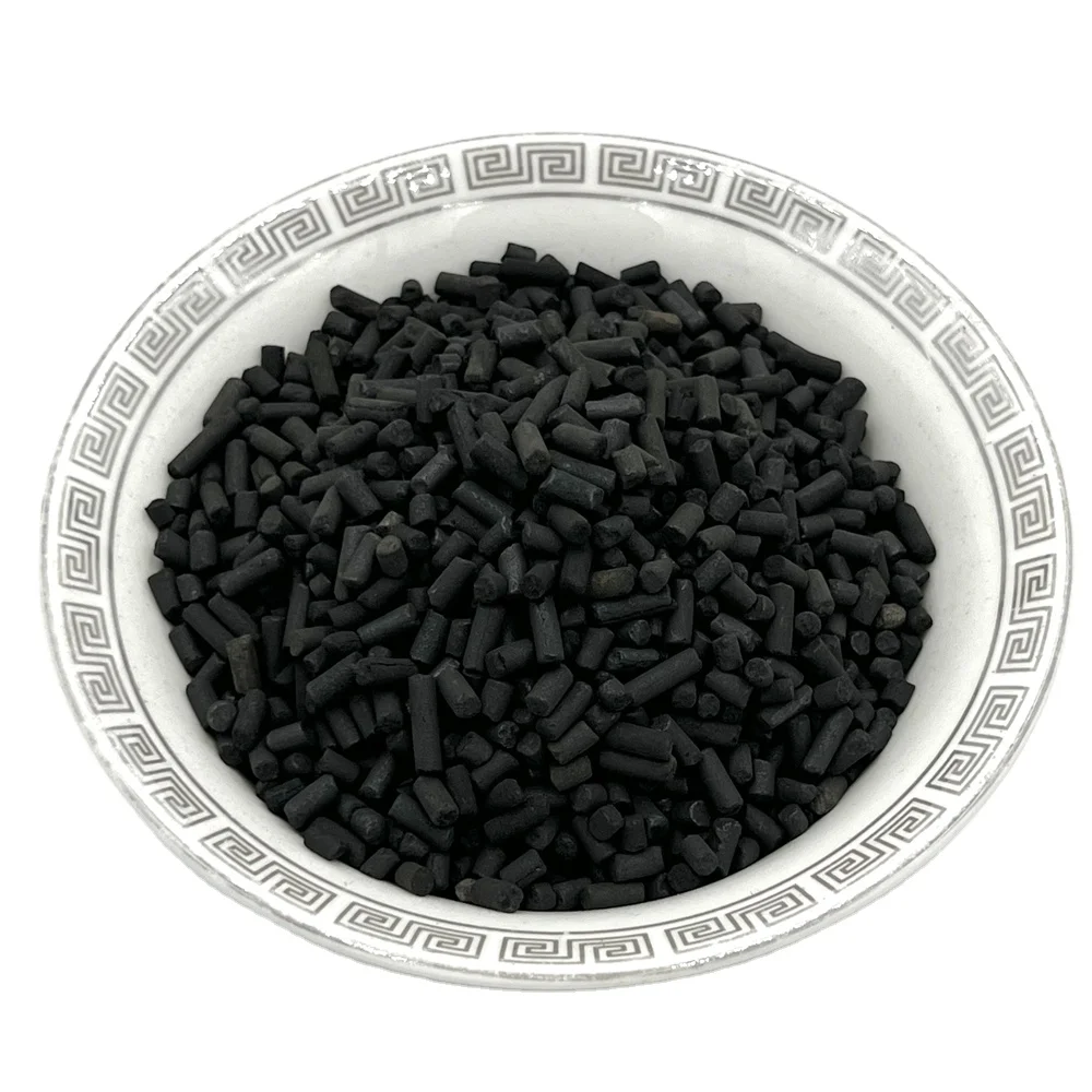 Cigarette filter exhaust gas treatment columnar activated carbon environmental filter