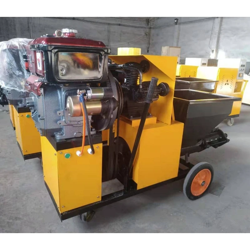 Great Variety Concrete Spraying Gun Portable Mortar Rendering Putty Spray Machine