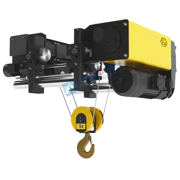Europe standard safety reliable Explosion-proof wire rope electric hoist lifting capacity 3200kg-50000kg load