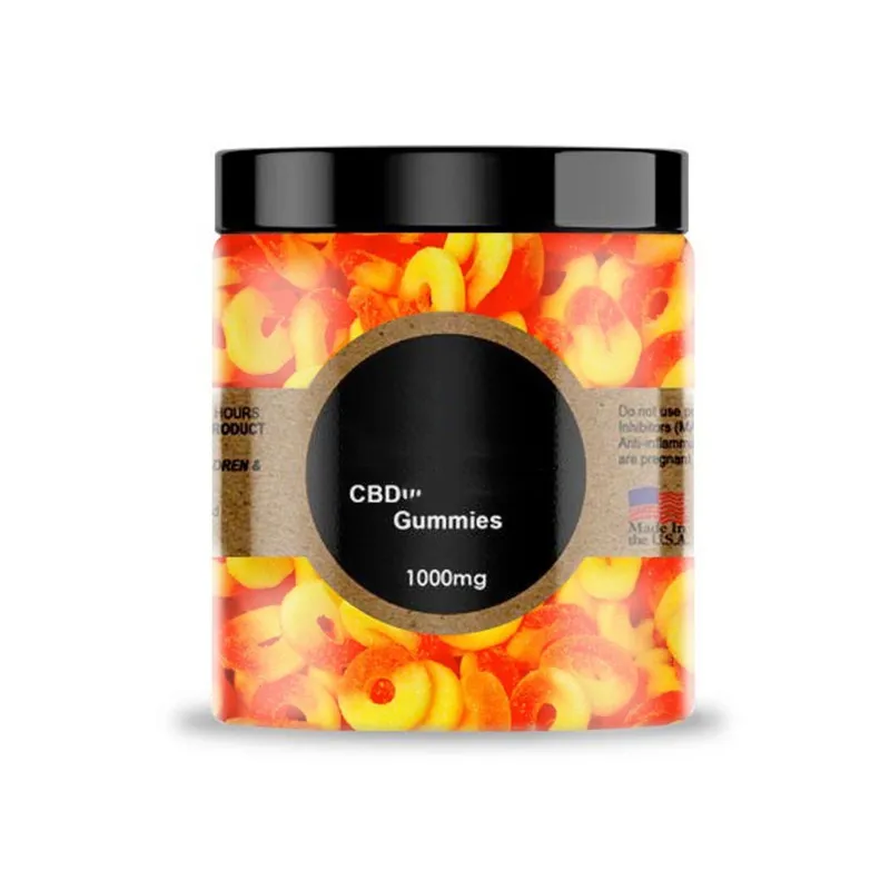 2019 Fancyli OEM Welcome Sleep CBD Gummies Rings of Peach Flavor Fruity CBD Edibles