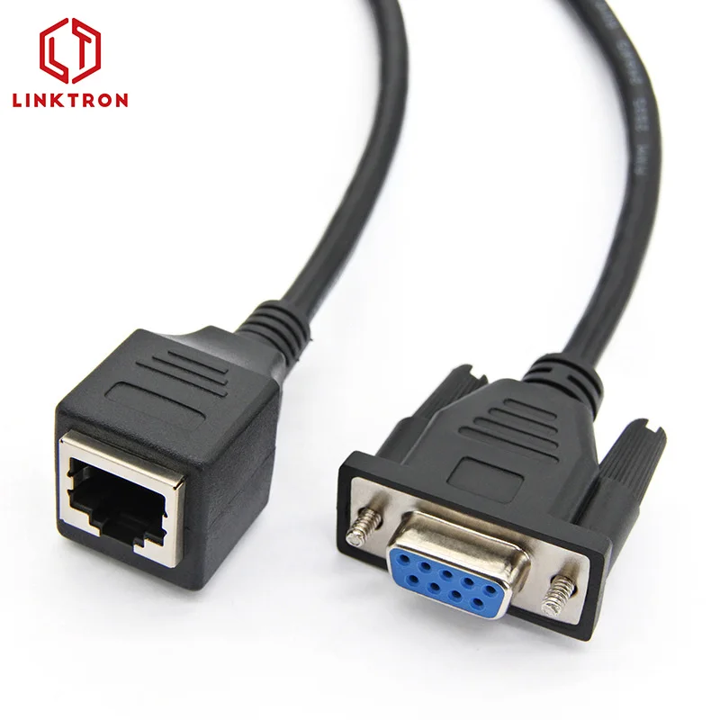 Straight Through Db9 9 Pin Serial / Rs232 Male To Female Extension Cable