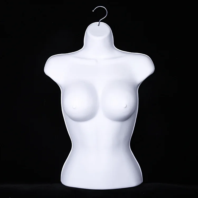Factory Wholesale Prices Plastic Half Body Female Mannequin Lingerie Model Underwear Clothes Shop Display Hanging