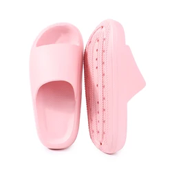 Home Slipper For Man And Women Pillow Slides  Non-Slip Lightweight Open-toe Shower Shoes Quick Drying  Extra Thick Sandals