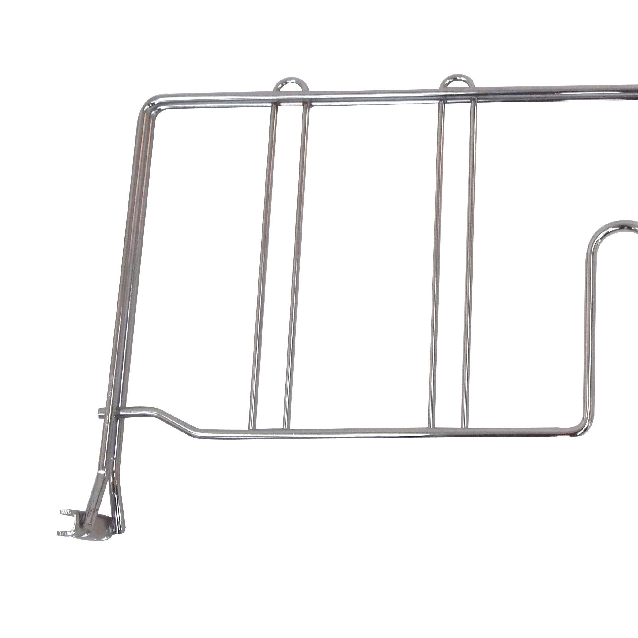 chrome wire shelving divider