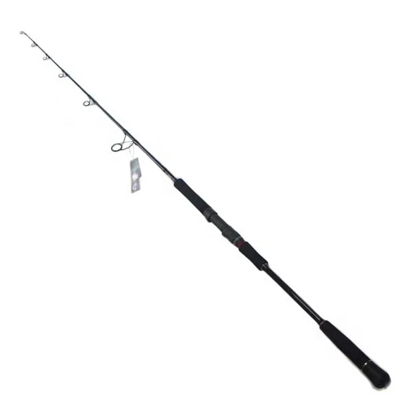 Single-section iron plate rod Fuji straight handle fishing rod