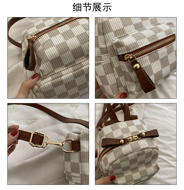 HEC Large capacity bag New Fashion  ladies bag Pu fashion practical backpack