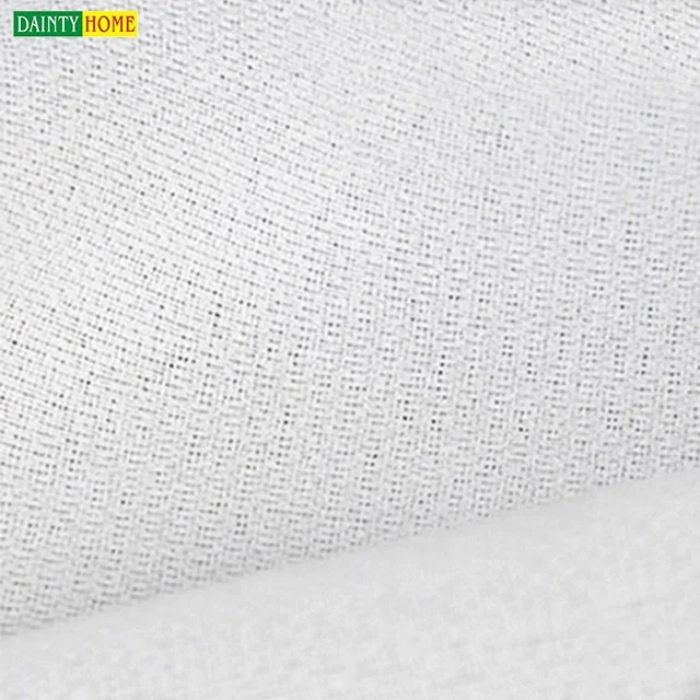 Cheap wholesale Interlining fabric woven white thin cloth lining fabrics hot melt adhesive