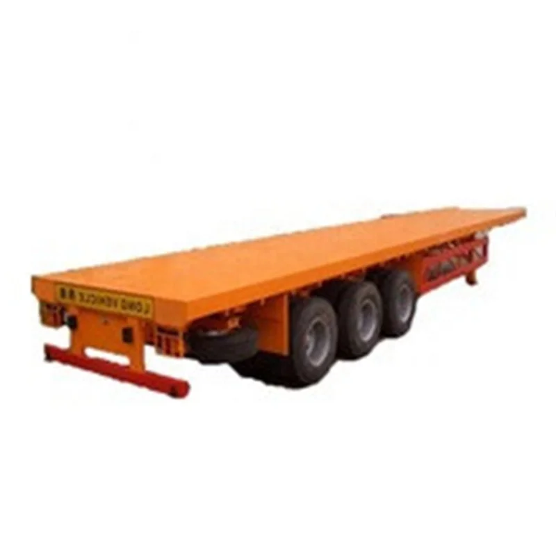 Профессиональный бренд, низкая платформа, контейнерный грузовик, полуприцеп, плоский прицеп