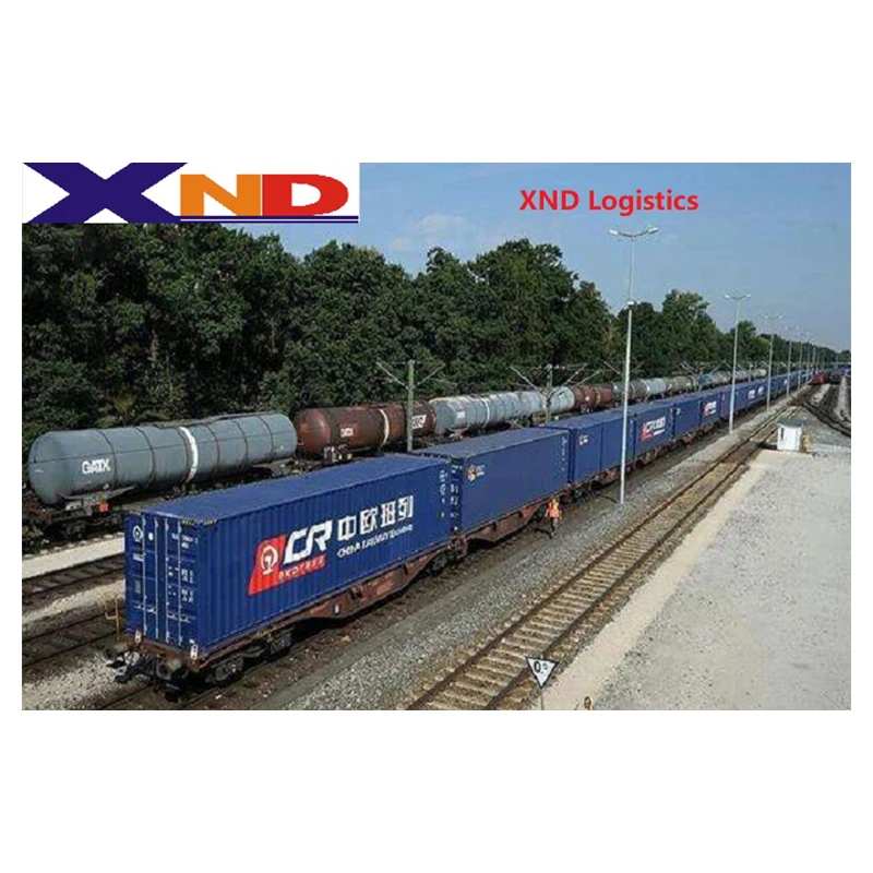Door to Door Railway Transport Shipping Cost from China to Spain and Europe Train Storage Amazon Freight Origin Service