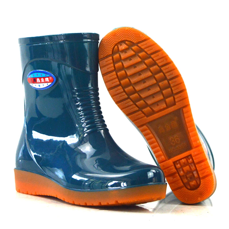 На открытом воздухе с низким вырезом женские резиновые сапоги; Женские резиновые сапоги на молнии; Сапоги на невысокой дождей ботинки Водонепроницаемость цветочный Рисунок bota Веллингтон