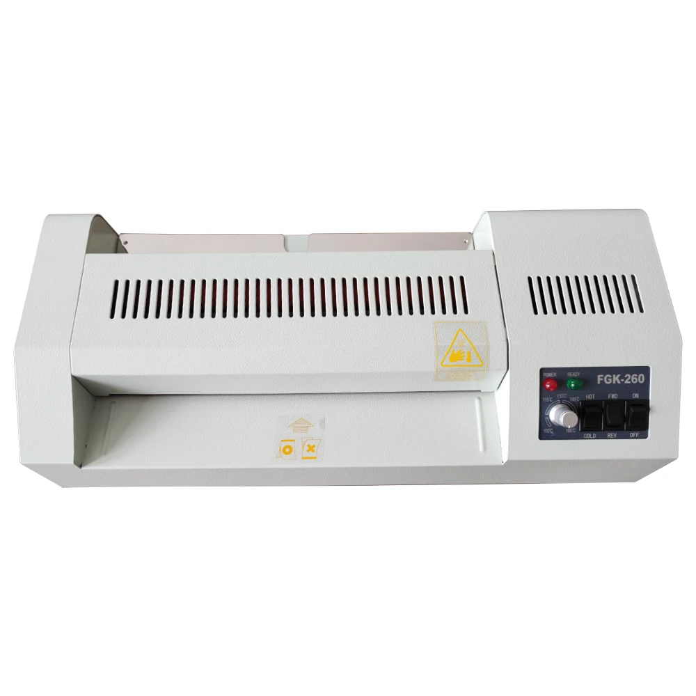 Pingda factory direct FGK260 commercial a4 size laminating machine for office