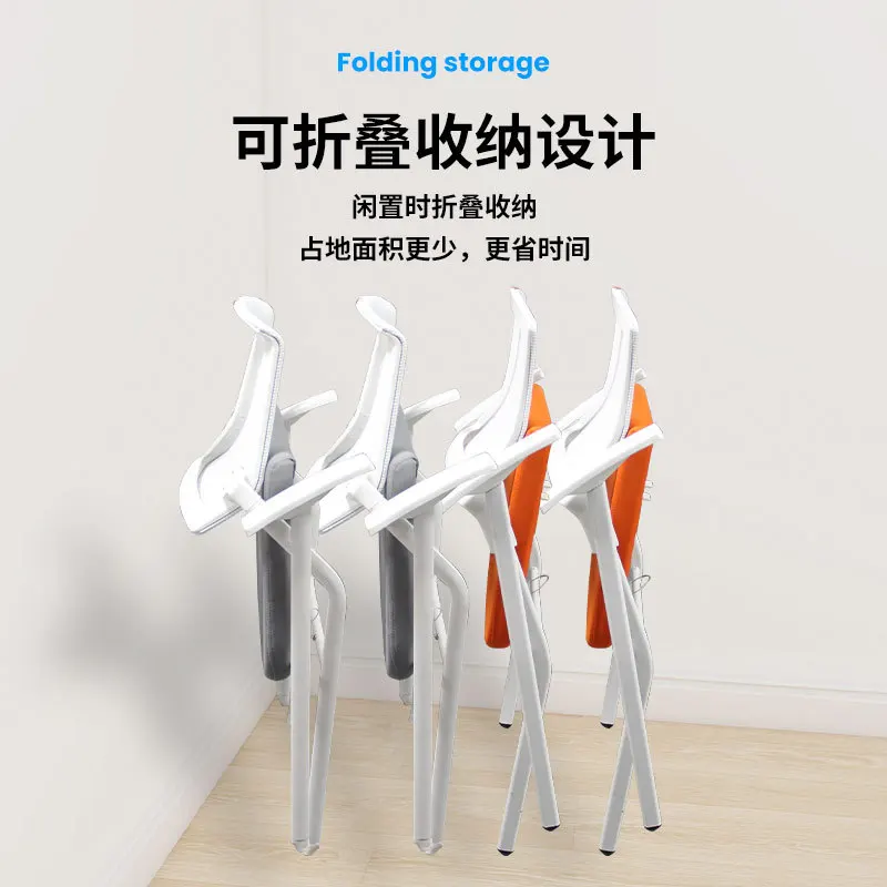 Folding Training Chair with Tablet Writing Board Room Office Conference