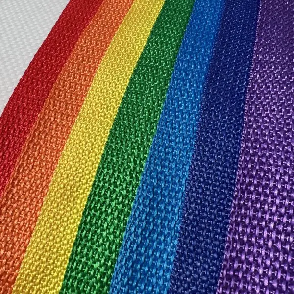 High quality Manufacturer 3.0cm color beaded webbing polypropylene webbing edge accessories webbing strap