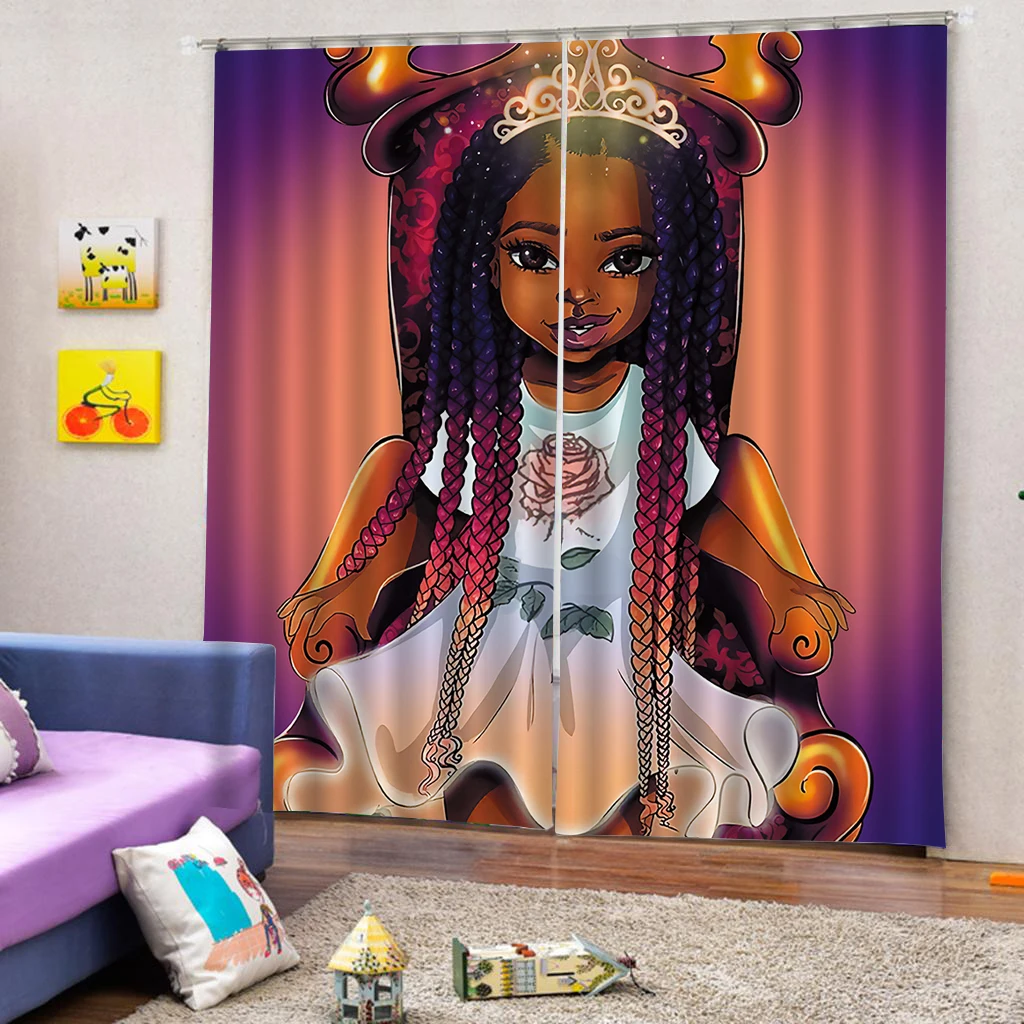 
Window Bedroom Curtain Livingroom Polyester Blackout Curtains For Kids Room 