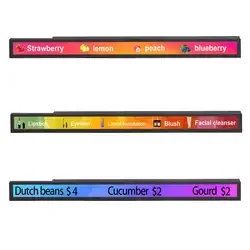 HD 16.4-75 inch shelf edge Stretched bar Digital Signage advertising Display LCD Screen
