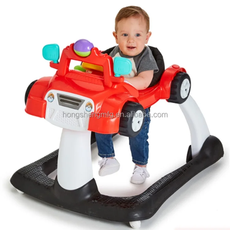 Roadster Tiny Steps Roadster 2-in-1 baby Activity Walker with  with wheels and music