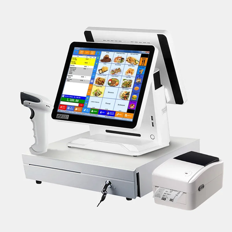 Professionnel Smart Sistema Pos i3 i5 Cash Register Android Window All In One Pos Systems Machine Touch Screen