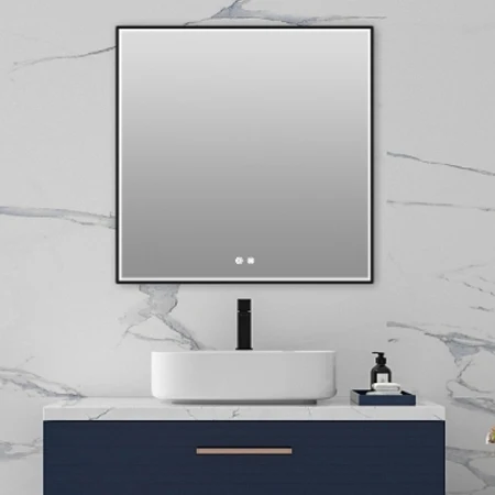 Wholesale Home Decor Mirror Aluminium Alloy Round Mirror  Metal Frame Mirrors Decor Wall