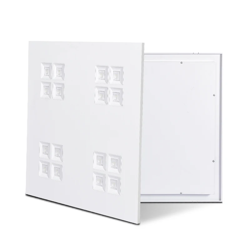 Office Lighting Ac85-265v 130-140lm\W 3000-7000k Ra80 595*595 Recessed Recessed Grid Backlit Flat Led Panel Light For School