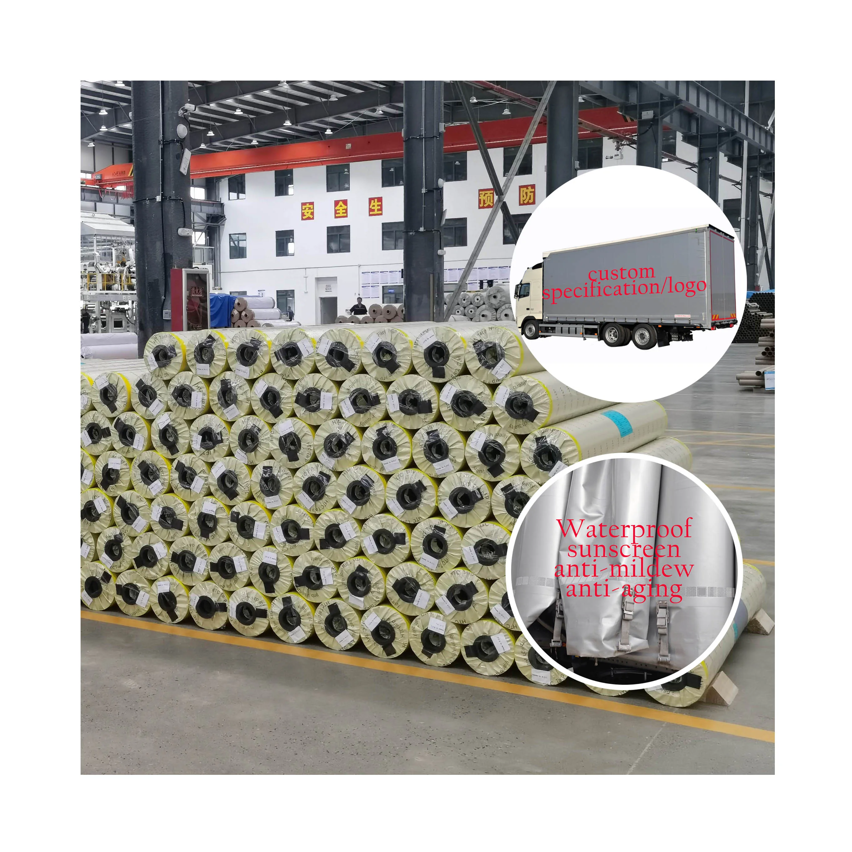 Lona High Strength waterproof pvc coated tent pvc tarpaulin covers truck cover tarpaulin