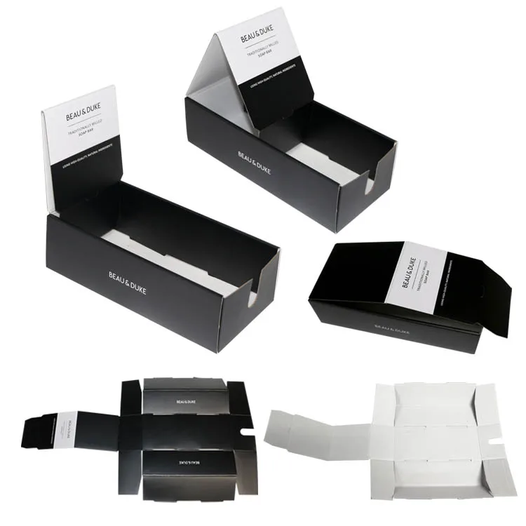 Hot Luxury Paper Printed Counter Small Display Boxes Packaging Boxes For Retail Pre Roll Cbd Store Custom Preroll Display Boxes