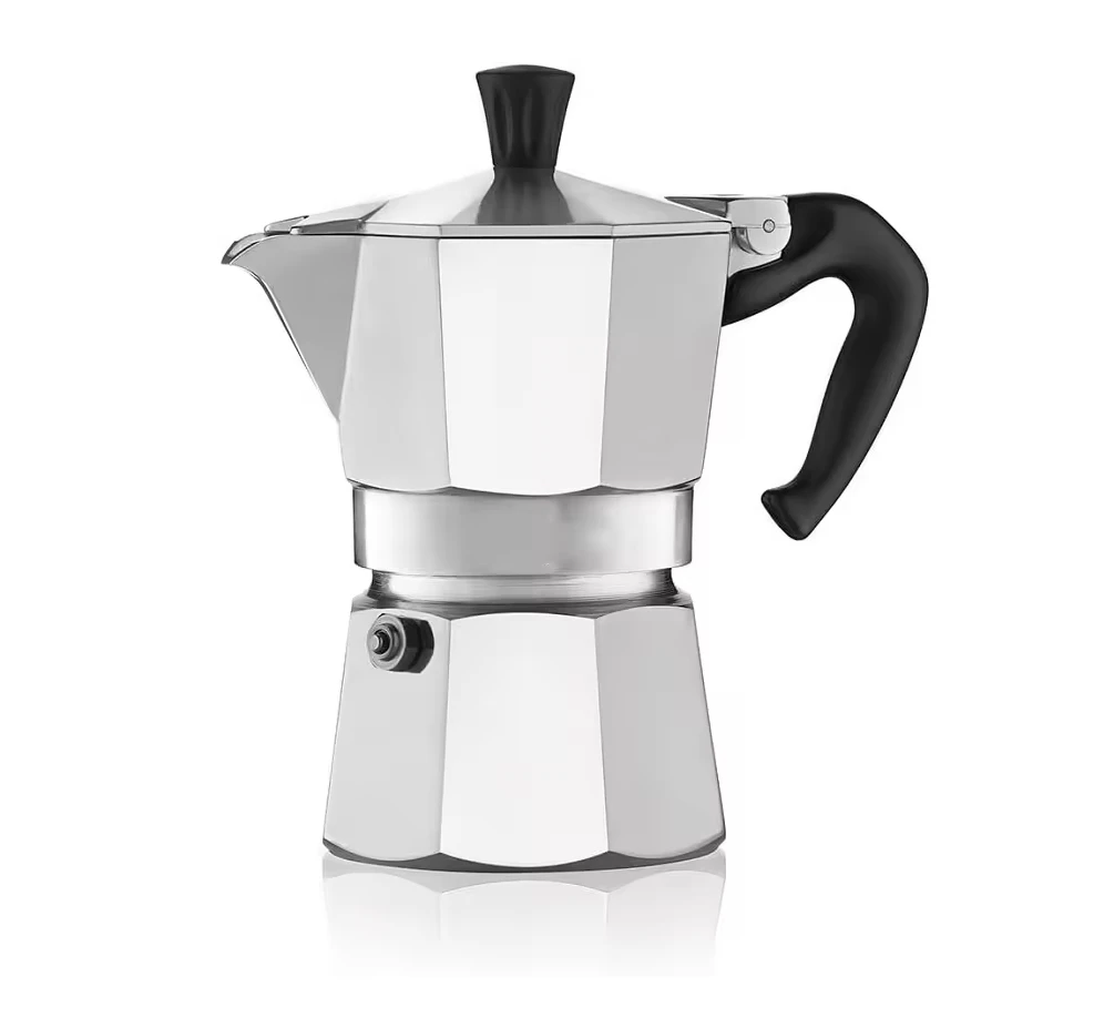 Custom Logo Mocha Express Stove top Espresso Maker Makes Real Italian Coffee Household Portable Anti-Scalding
