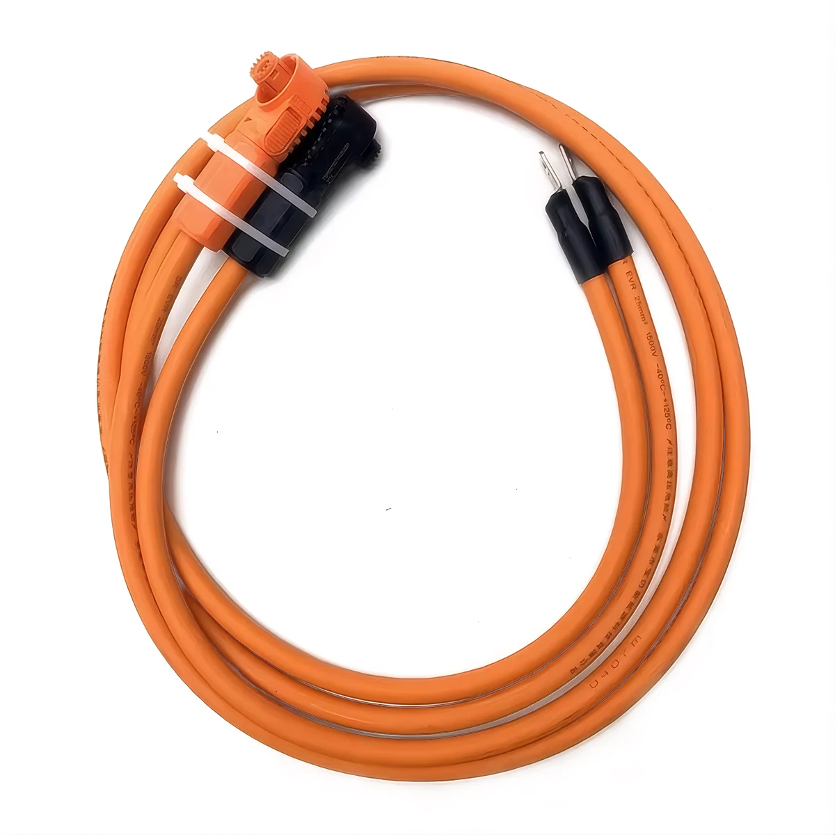 Braun Power Battery to Inverter Cables Copper Inverter Wire with M8 Ring Terminal For Car Marine Solar Auto Rv