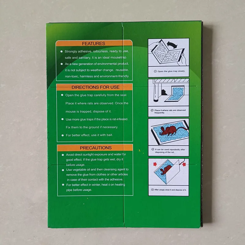 Mouse Mice Rat Catch Trap Glue Rat Board Pest Control Product Glueboard Sticky Pad Boards