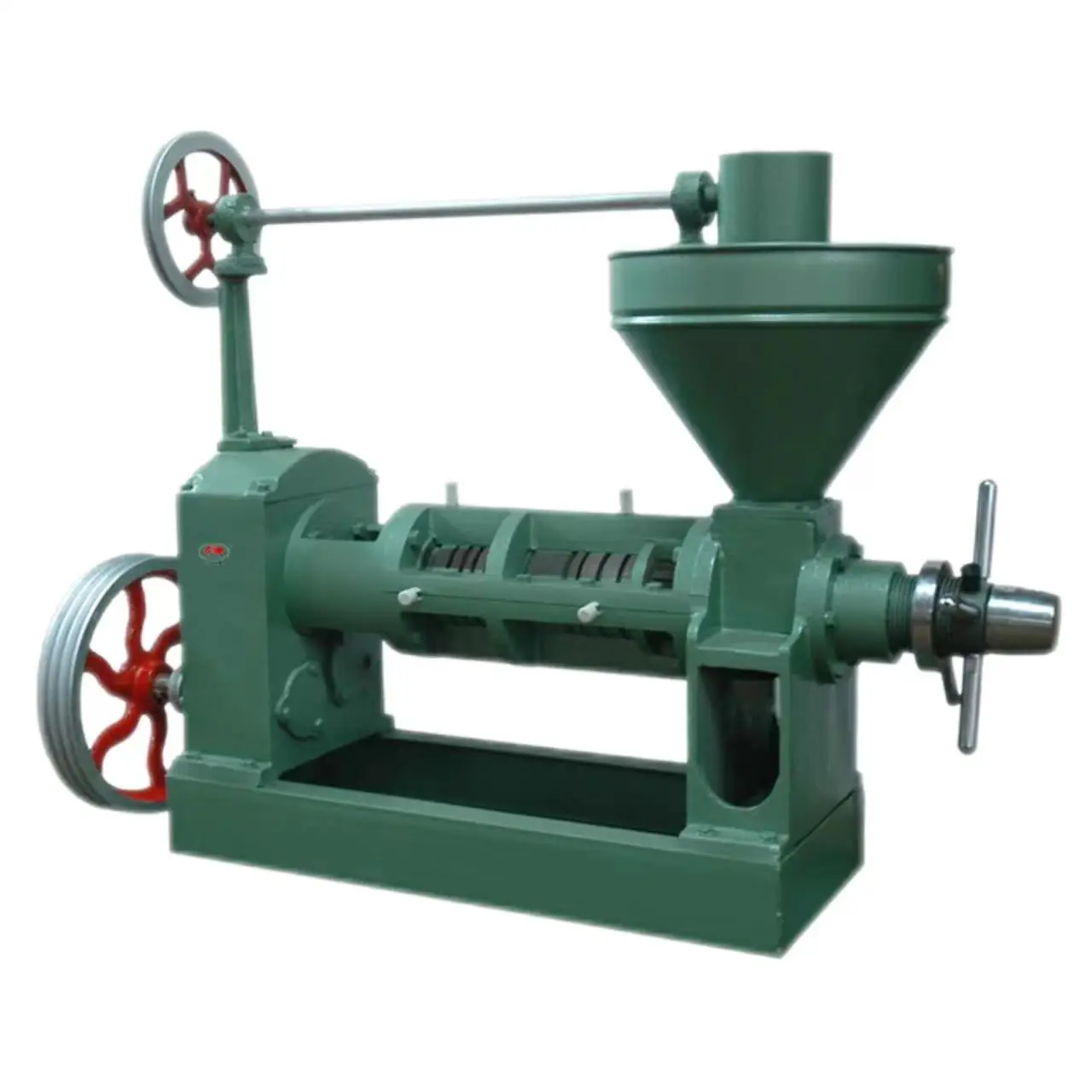 6YL-80 type screw oil press, small rapeseed oil commercial oil press, household fully automatic oil press equipment