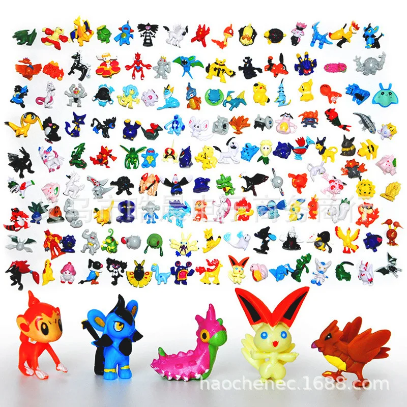 144 шт./компл. куклы Покемон фирест куклы экшн-фигурки Детские игрушки