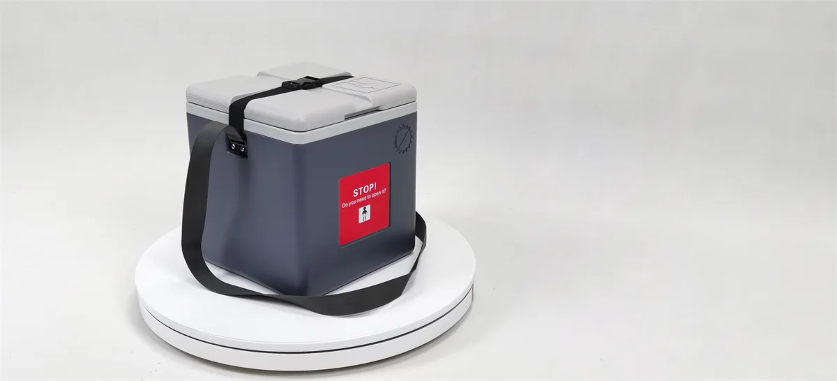 Professional Portable Cold Box Vaccine Storage Medical Transportation Cooler Box 1.5L