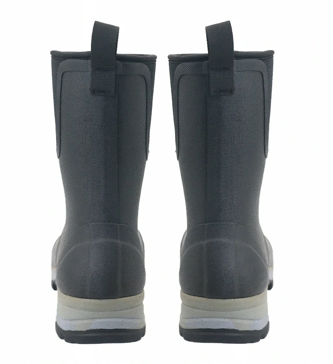Fashion Two-tone sole Outdoor Waterproof Winter Neoprene Rubber Snow Boots With Fleece Lining