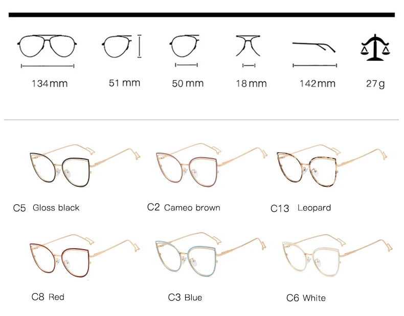  SHINELOT 95597 New Fashion Optical Frames Anti Blue Light Blocking Glasses Women Retro Computer Eyeglasses Fit