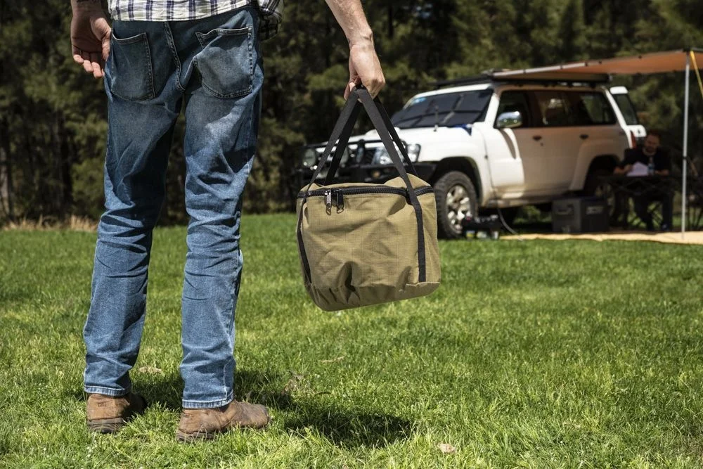 customized size Heavy Duty water resistant camp oven 400gsm canvas bag camp oven bag