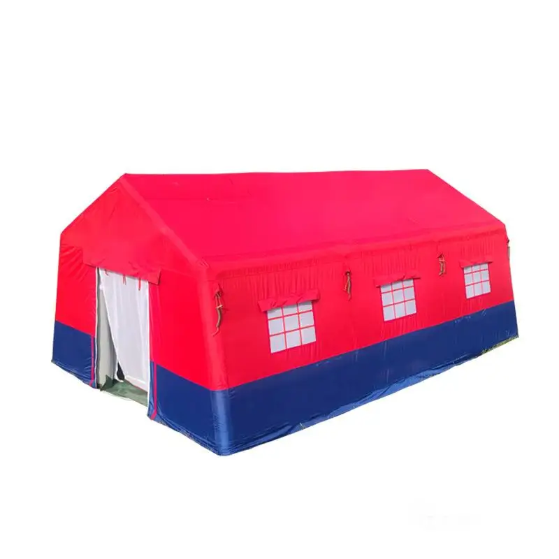 Outdoor portable white air sealed fast folding blow up tent Inflatable medical tent shelter for hospital emergency use