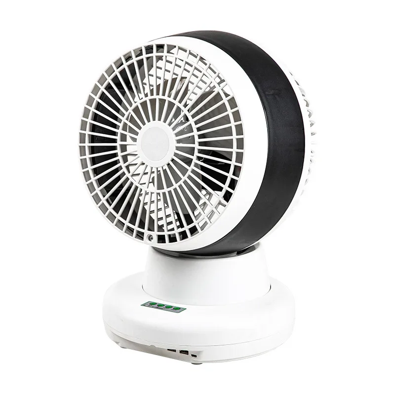 2022 new style table small portable panel solar fan rechargeable solar powered fan