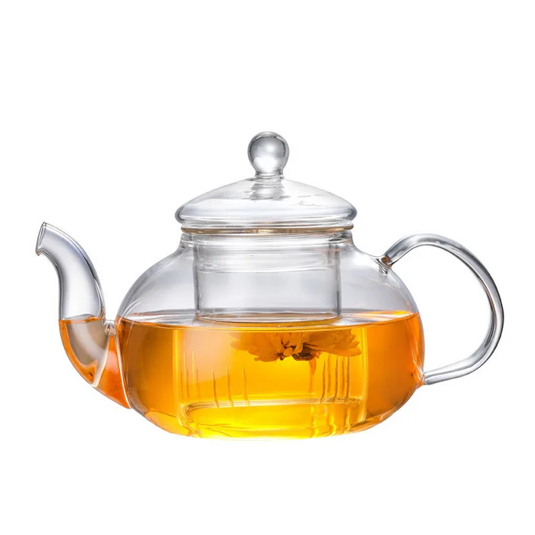 personalized borosilicate glass mini tea pot