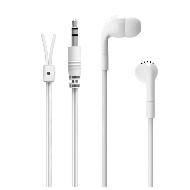 Disposable 3.5mm stereo wired in-ear earphone one time use headphone for airline/conference/sightseeing bus