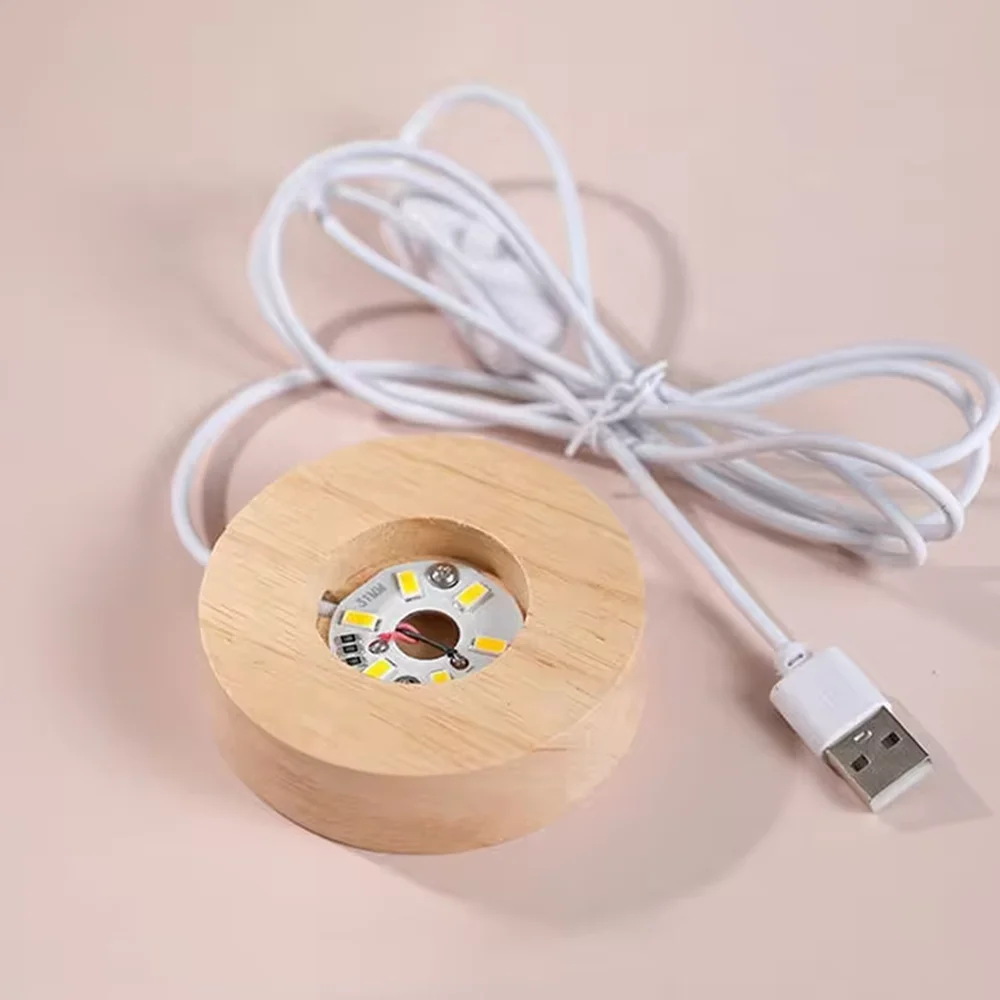 3D Art Crystal Ball Night Lamp Luminous Crystal Ball Decoration Solar System Led Night Lights Desktop Home Decor