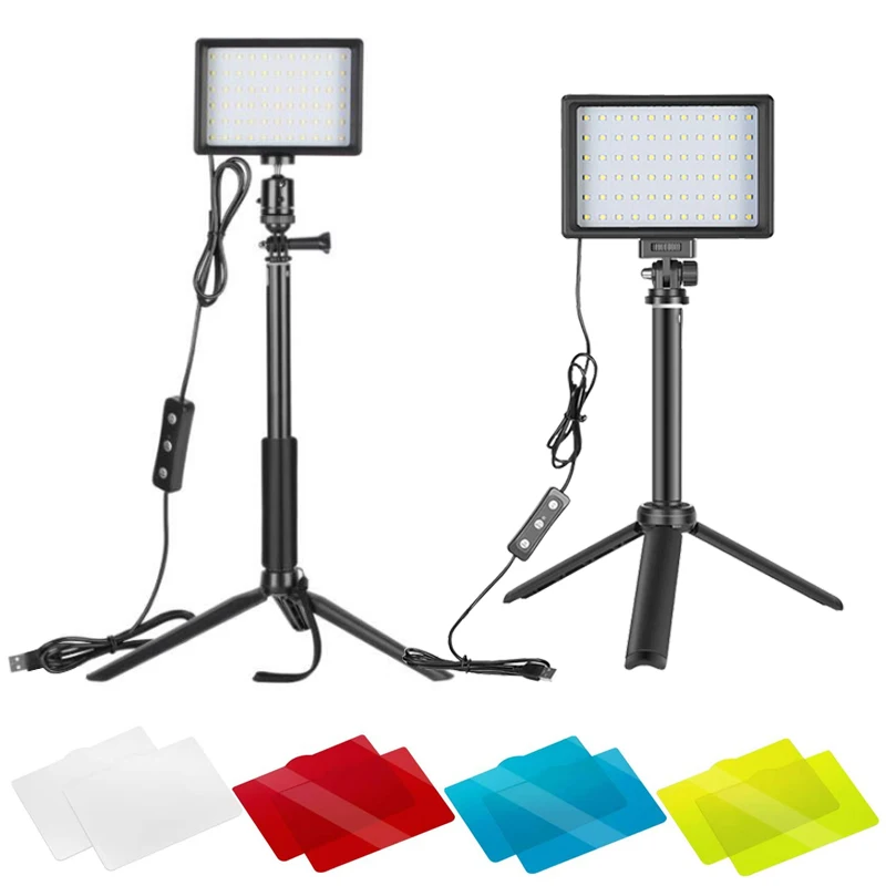 2020 Wholesale Square Shape Live Broadcast Light Selfie Ring Light With Foldable Tripod