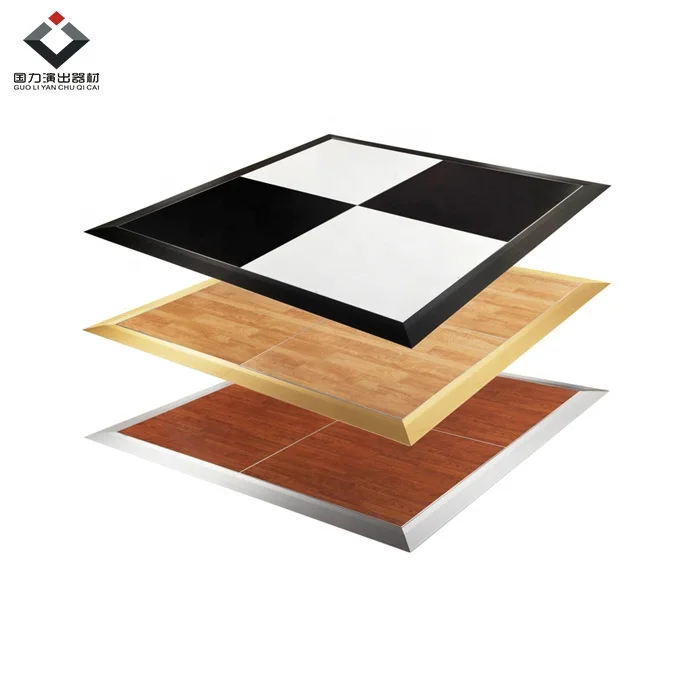 
High Gloss Cheap Portable Dance Floor Dance Floor Mat For Weeding Party 