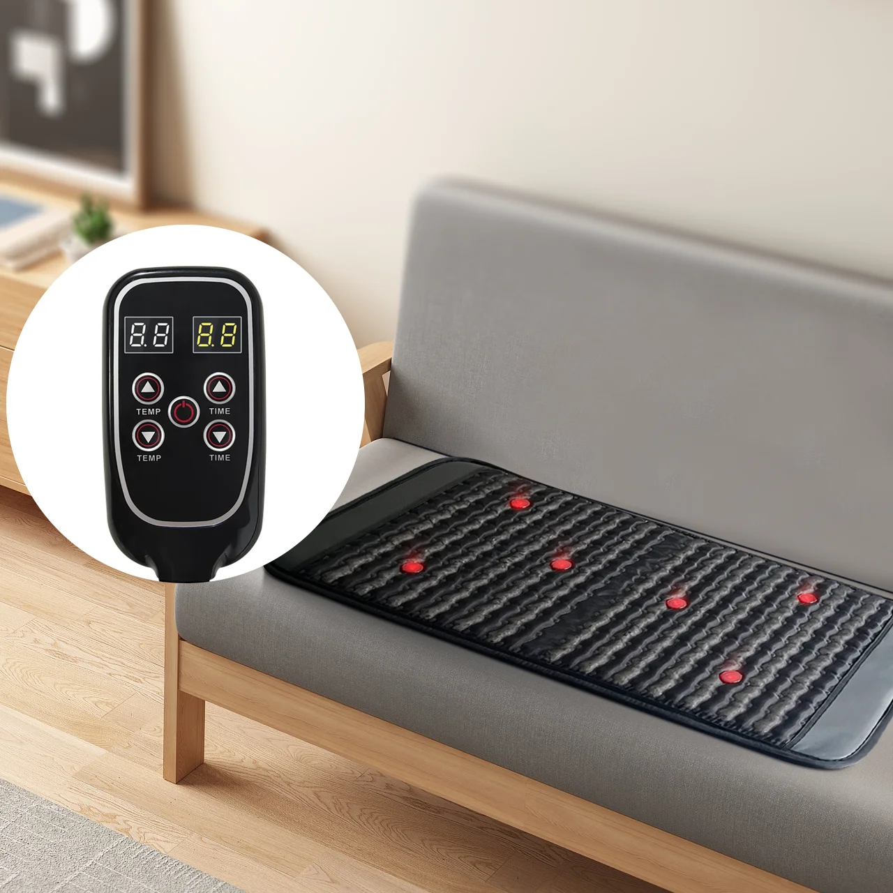 Huikang pemf therapy mat pemf magnetic therapy device pemf mat crystal heating mats heating pads