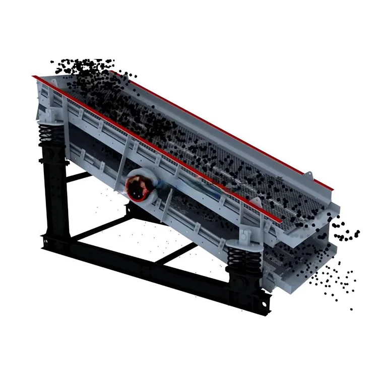 Vibrating Screen Portable Linear Vibrating Screen Filter Sieve