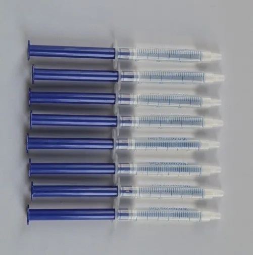 Oral Refreshing Carbamide Peroxide Bleach Tooth Teeth Whitening Gel With OEM 5ML Multi-Flavor Non Peroxide 16% 35%CP